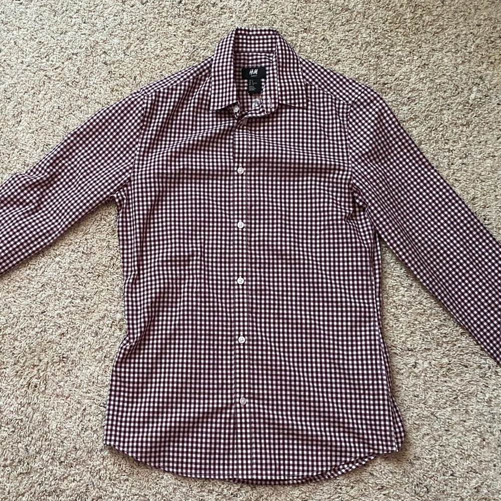 Men’s button up long sleeve